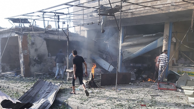 Tel Abyadda pazar yerine bombal terr saldrs