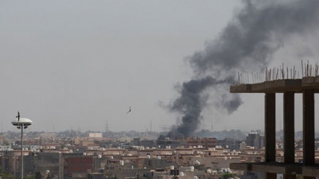 Hafter glerinden Mitiga Havaalan'na saldr