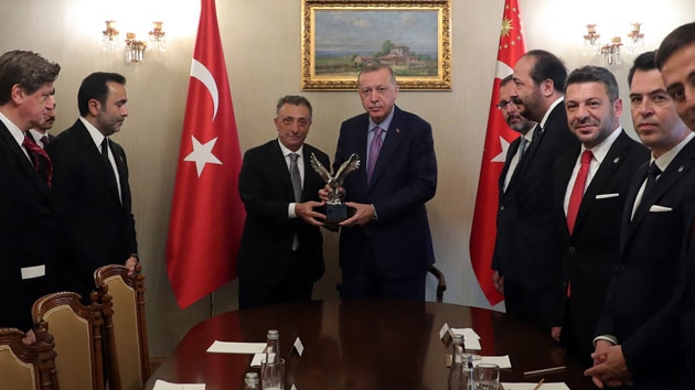 Cumhurbakan Erdoan, Ahmet Nur ebi'yi kabul etti