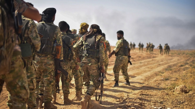 Bar Pnar Harekat blgesinde YPG/PKK'llarla atmalar sryor