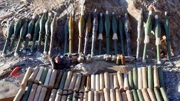 Kran-6'da PKK'ya ait silah ve mhimmat ele geirildi