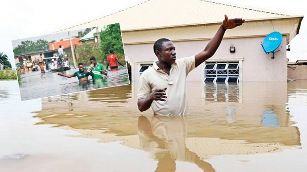Nijeryada sel 40 bin kiiyi yerinden etti