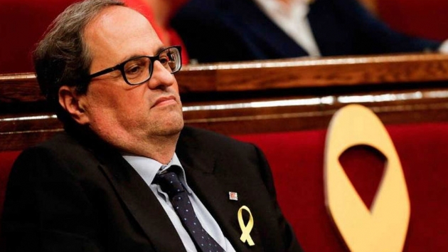 Katalonya Bakan sank sandalyesine oturdu