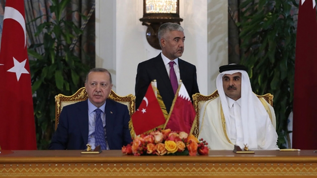 Katar ile Trkiye arasnda dev anlama! mzalar atld