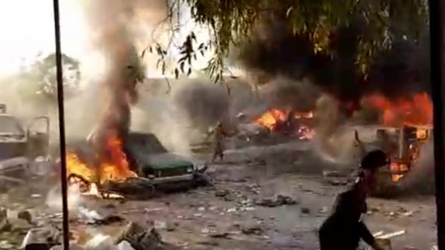  Terr rgt YPG/PKK'dan Resulayn'da bomba ykl ara saldrs: l ve yarallar var