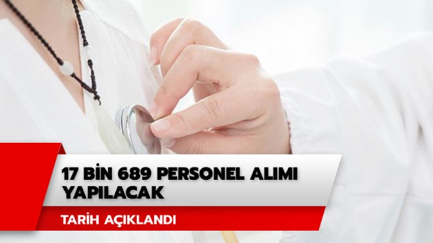 Salk Bakanl 17 bin personel alm yapacak