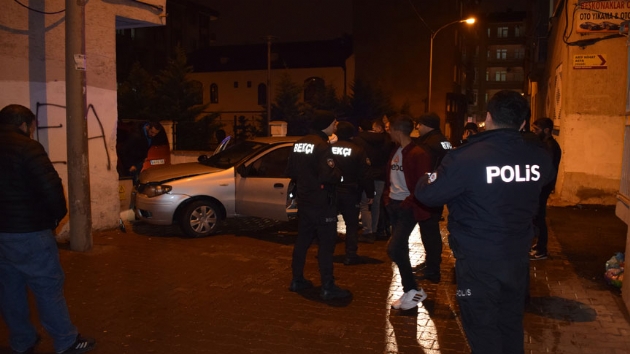 Malatya'da kazada polisi pheye dren olay