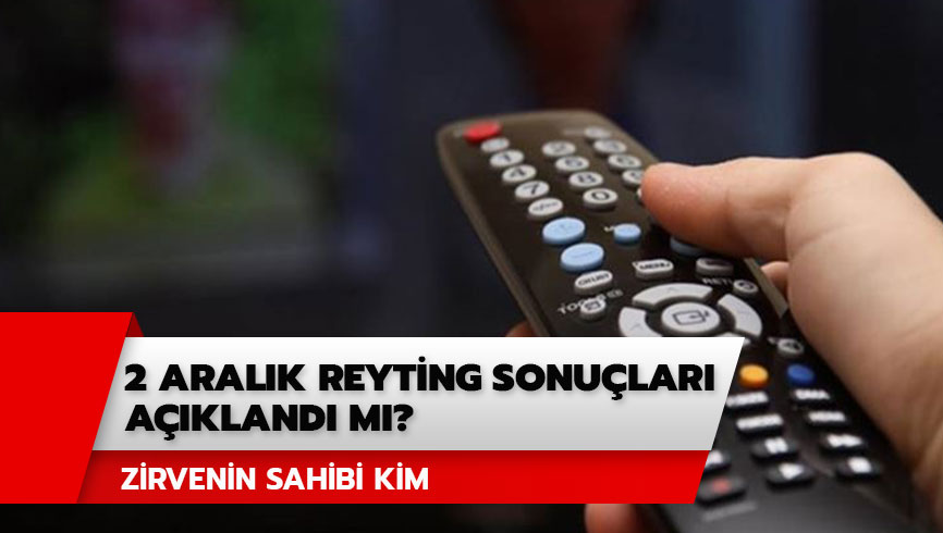 2 Aral�k reyting sonu�lar� a��kland�! �ukur, Zalim �stanbul reyting s�ralamas�