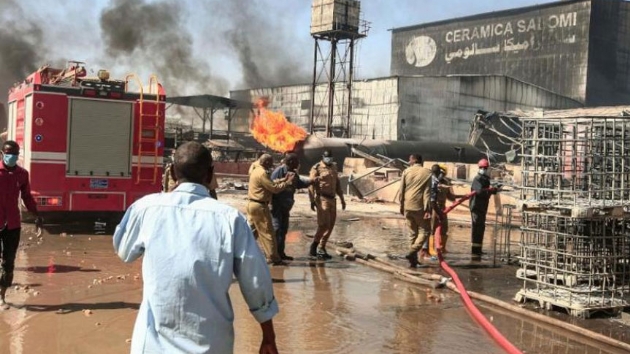 Hartum'da bir fabrikada patlama meydana geldi: 15 l