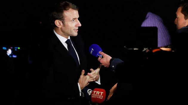 Macron, NATO'yu eletirirken ABD'nin ittifaka katksn kastetmediini syledi