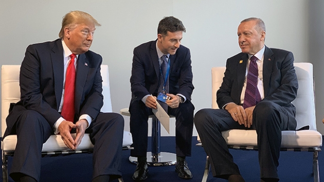Bakan Erdoan ABD Bakan Trump ile bir araya geldi