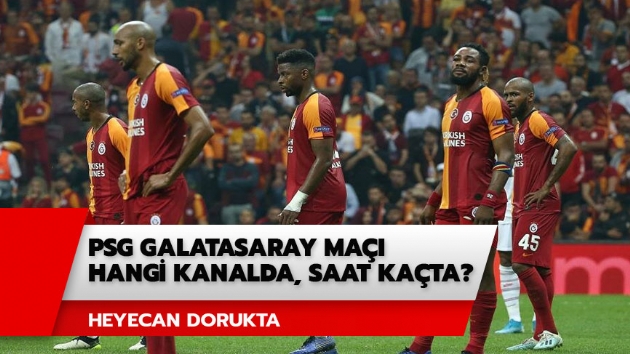 PSG Galatasaray ma hangi kanalda, saat kata? PSG Galatasaray ma ifreli mi?