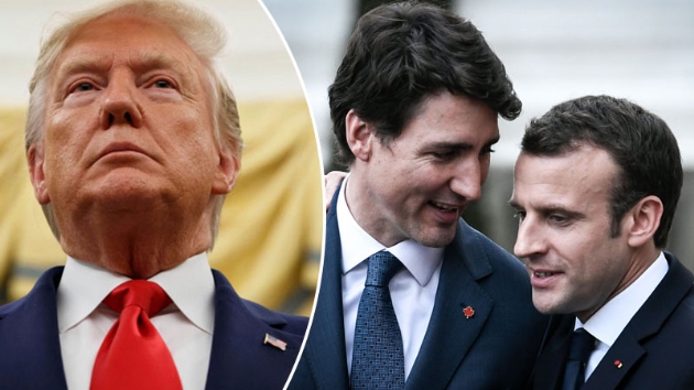 Trump, Macron ve Trudeau'ya hakaretler yadrd: Ksa, ba belas..