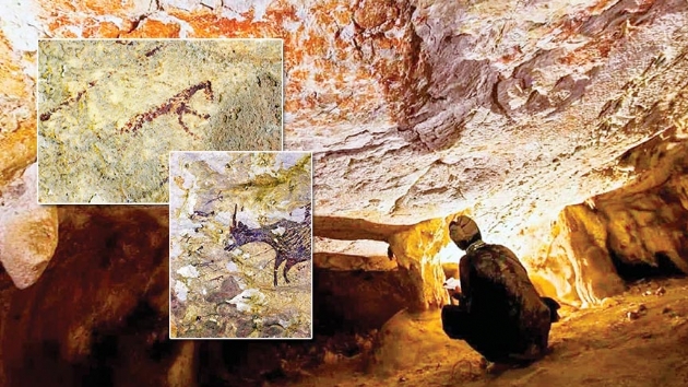 Dünyanın en eski mağara resmi Endonezya’da bulundu