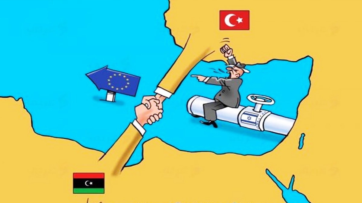 Arap karikatrist Trkiye-Libya anlamasn byle yorumlad