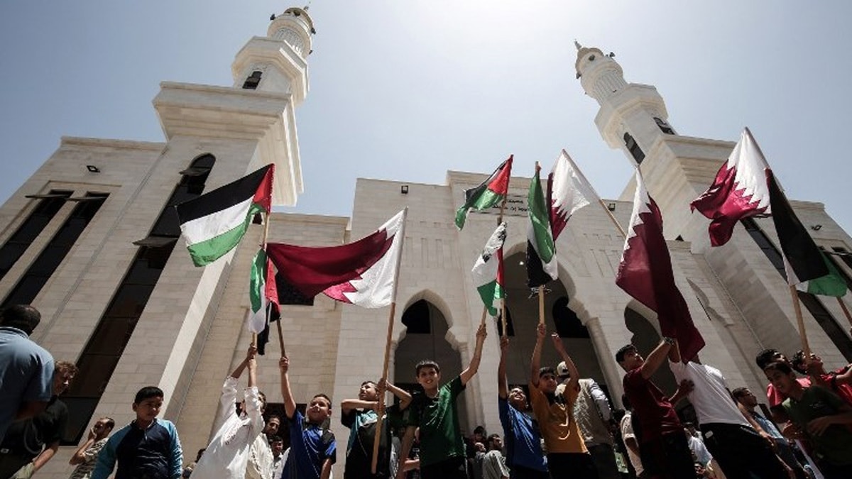 Katar'dan Gazze'deki 75 bin aileye nakdi yardm yapld