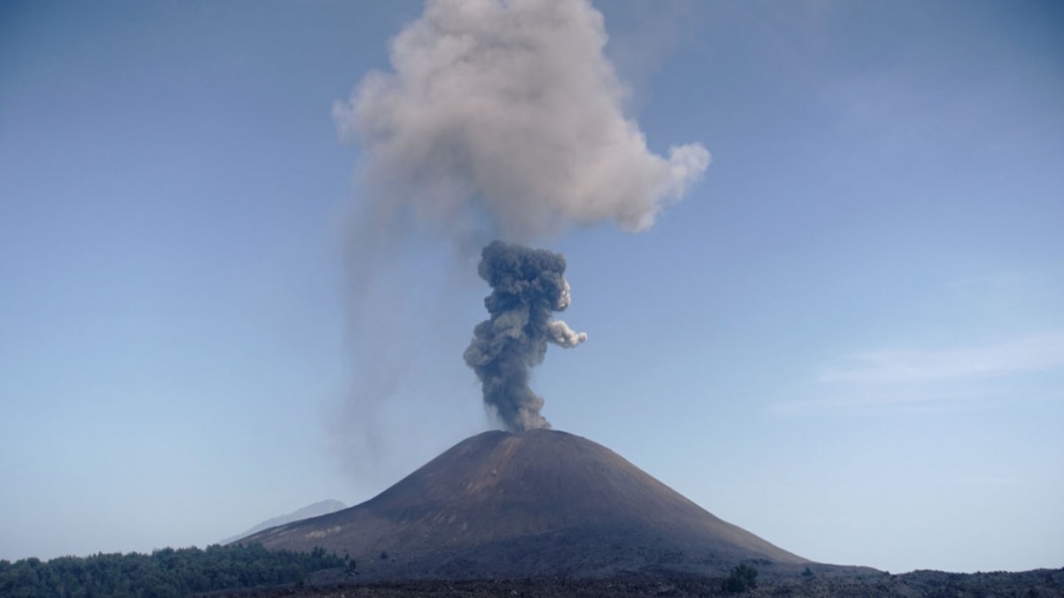 Endonezya'da Anak Krakatau Yanarda patlad 
