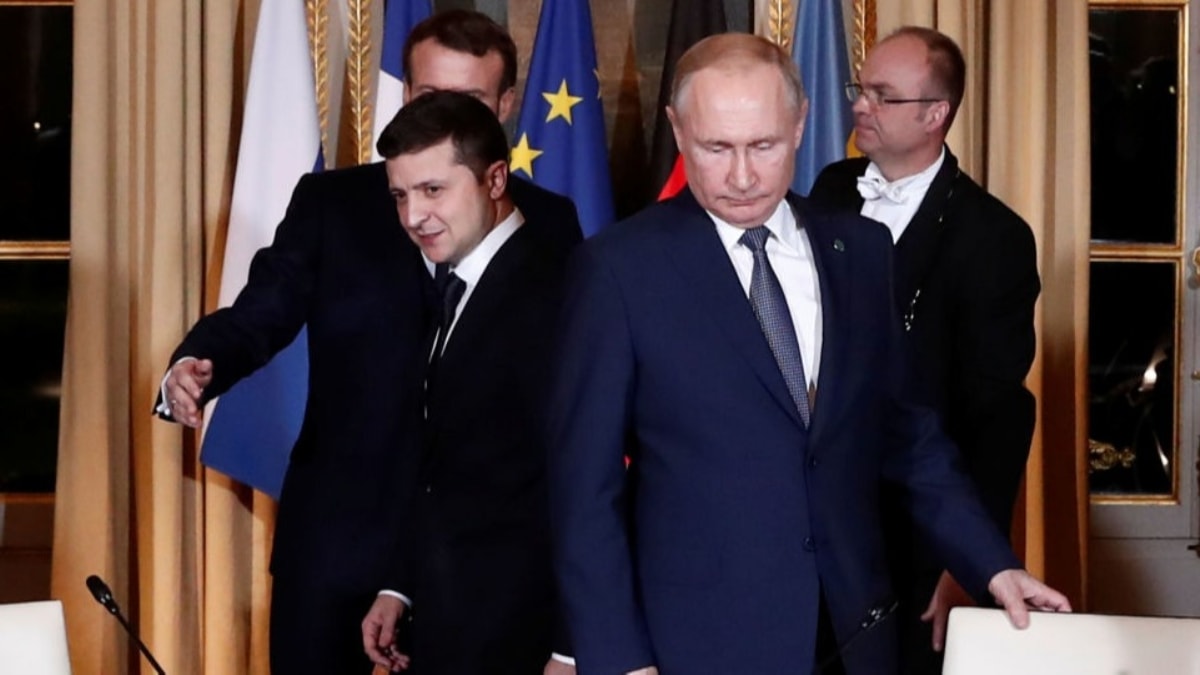 Putin ile Zelenskiy grt