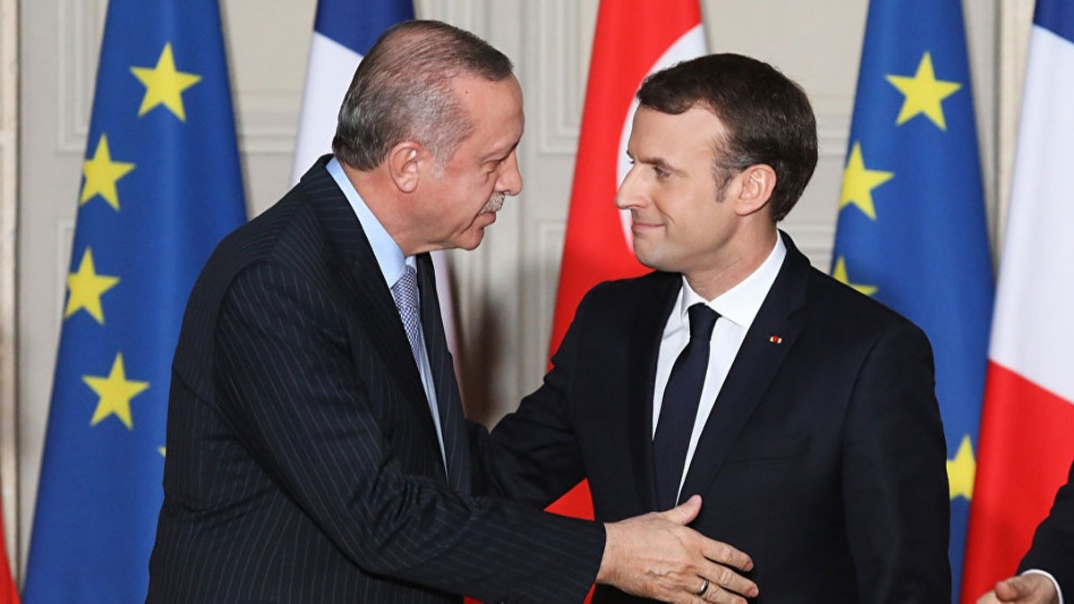 Bakan Erdoan, Fransa Cumhurbakan Macron ile telefonda grt