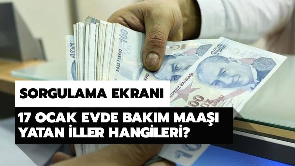 Evde bakm maa demeleri il il gerekletiriliyor