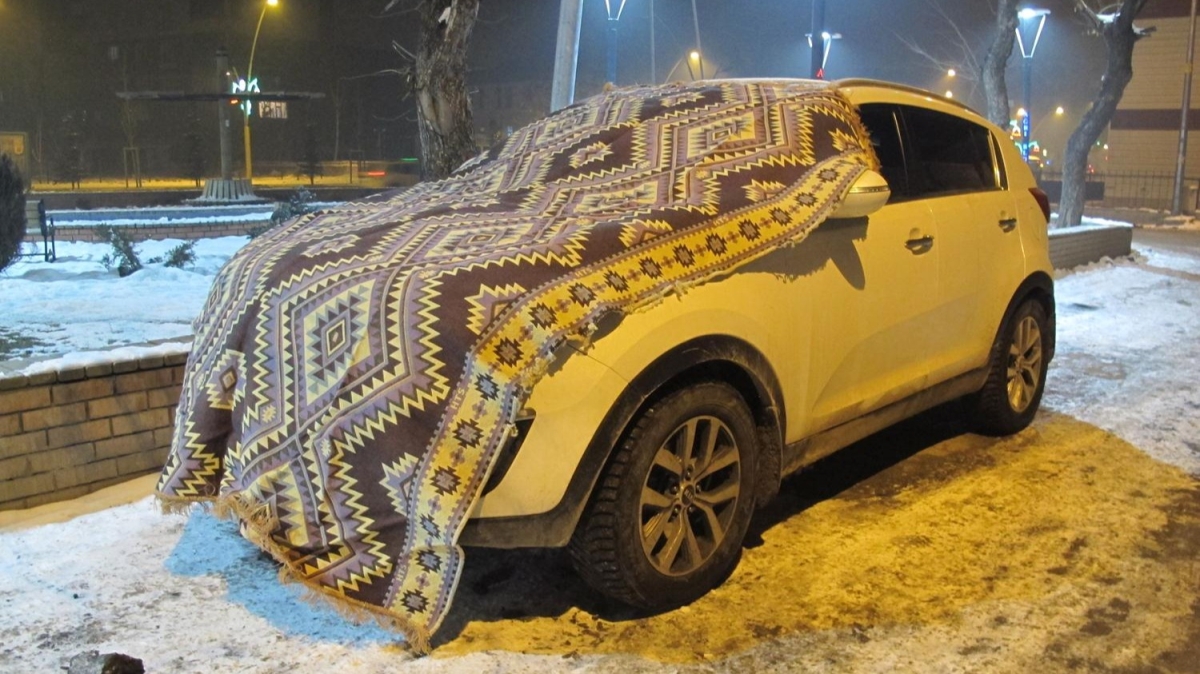 Dou'da hava buz gibi; aralara battaniye ve naylonlu nlem