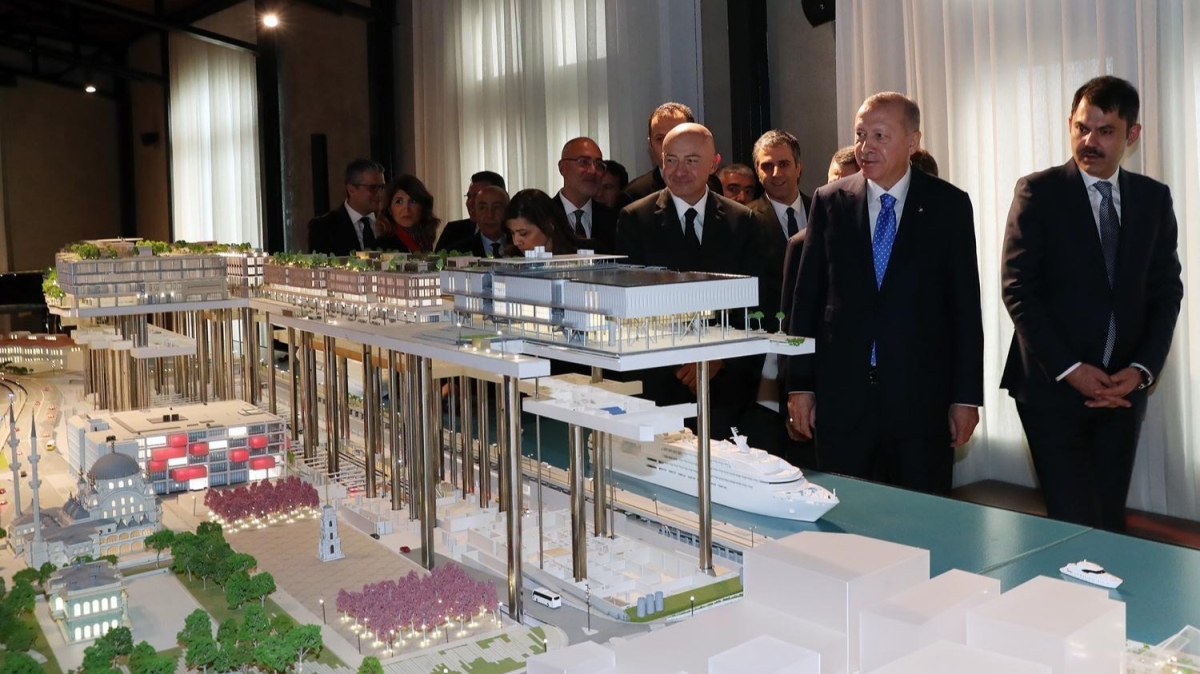 Cumhurbakan Erdoan, Galataport Projesi hakknda bilgi ald