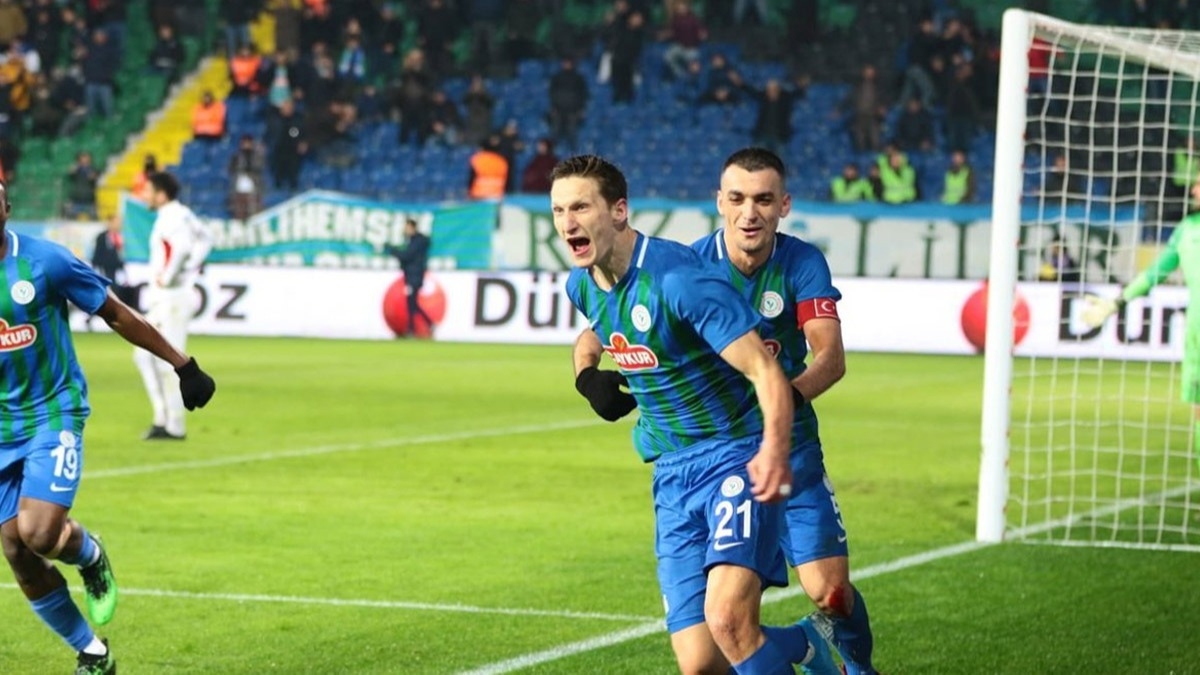 aykur Rizespor yeni transferi Milan Skoda'nn golleriyle kazand