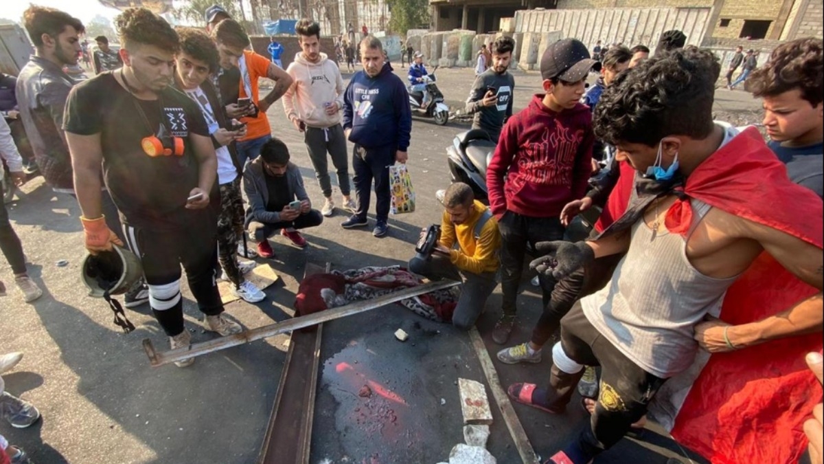 Irak'ta hkmet kart gsterilerde 2 kii hayatn kaybetti 