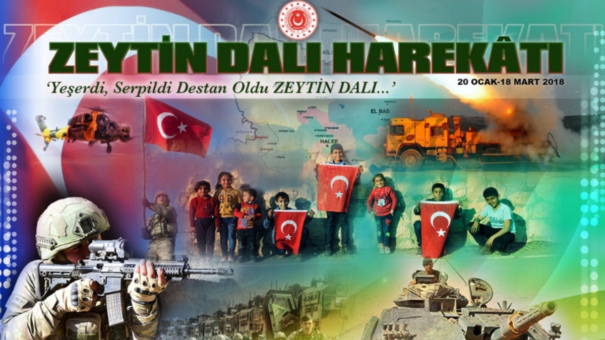 MSB'den Zeytin Dal Harekat'nn ikinci yl dnmne zel paylam