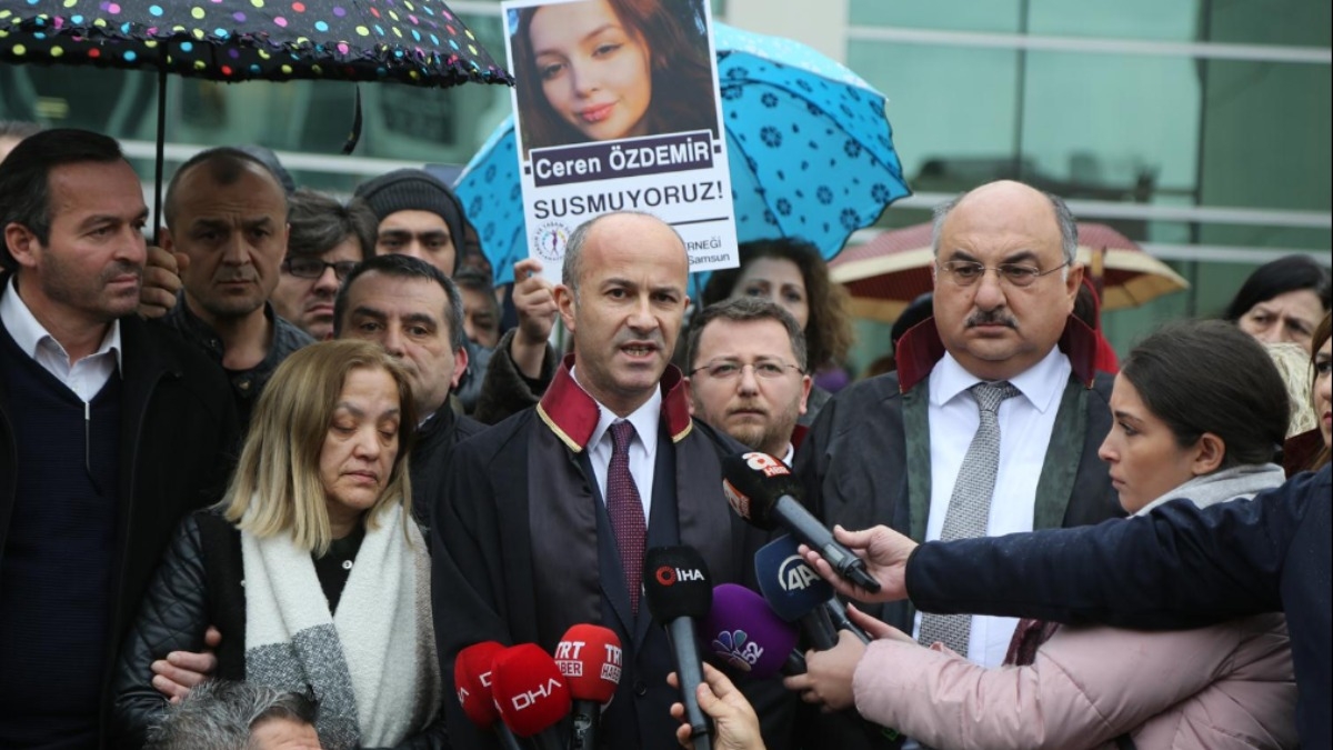 Ceren zdemir'in ailesi ve avukatlar mahkemenin kararn deerlendirdi