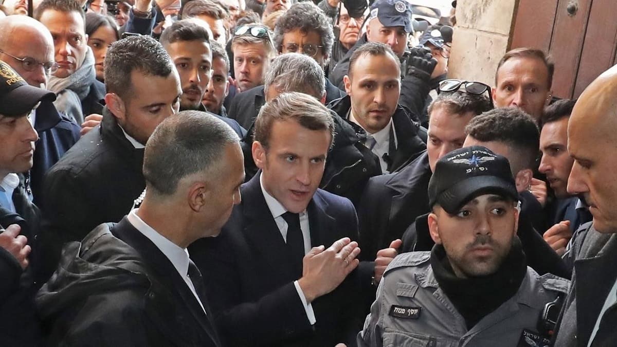 Macron'dan 24 yllk oyun! srail polisini fralamas senaryo kt!