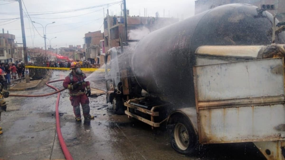 Peruda gaz ykl tanker patlad: 2 l, 50 yaral 