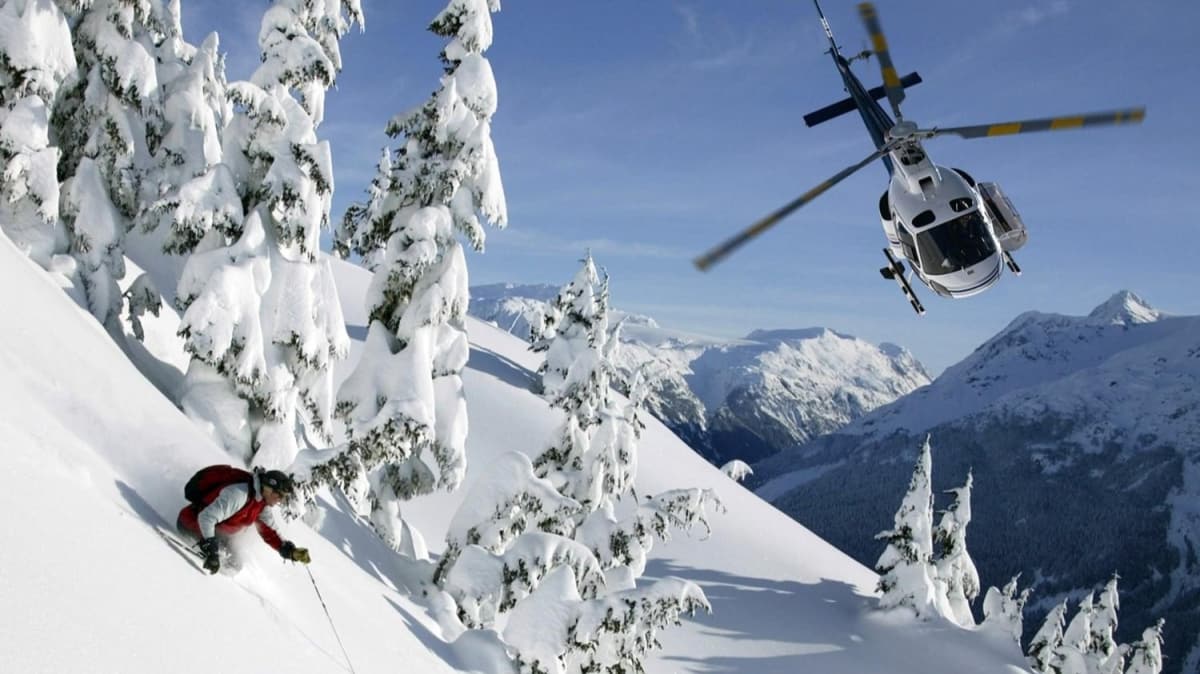 Kakarlar'da heliski heyecan balyor