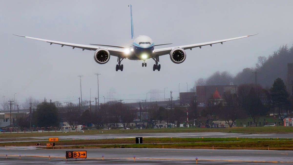 Boeing 777X'in ilk deneme uuu yapld
