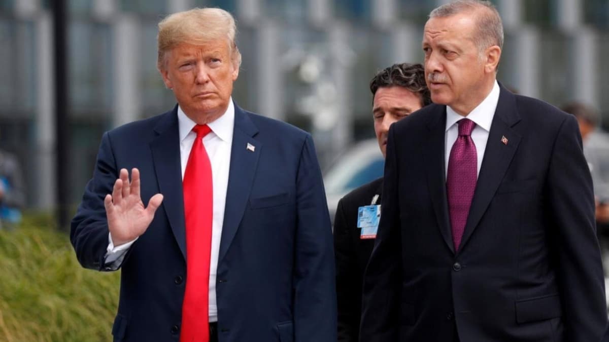 Cumhurbakan Erdoan ile ABD Bakan Trump Libya ve dlib'i grt