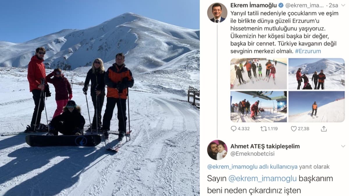 Kayak tatili yapan mamolu'na yrek burkan tepki: Beni niye kovdun Bakan