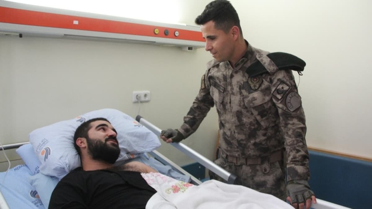 Kahraman zel harekat kurtard depremzedeyi ziyaret etti 