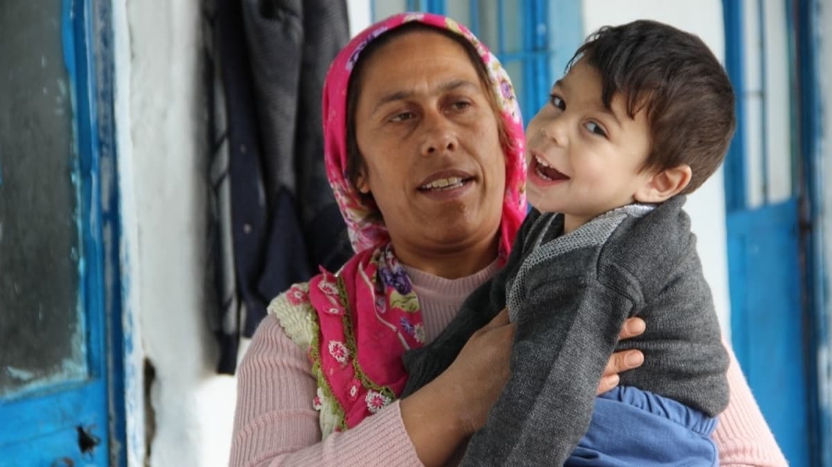 Tek istekleri evlatlarnn salna kavumas 