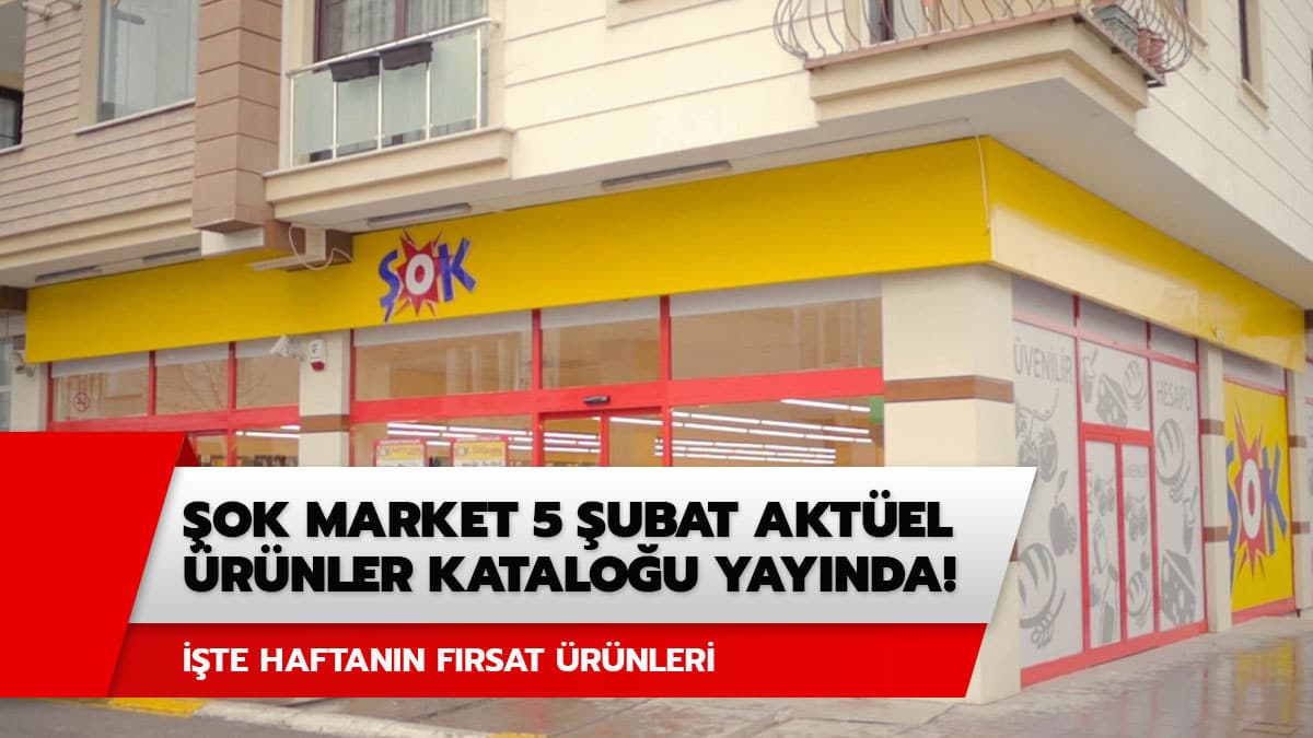 �OK market 5 �ubat akt�el �r�nler katalo�u yay�nda!