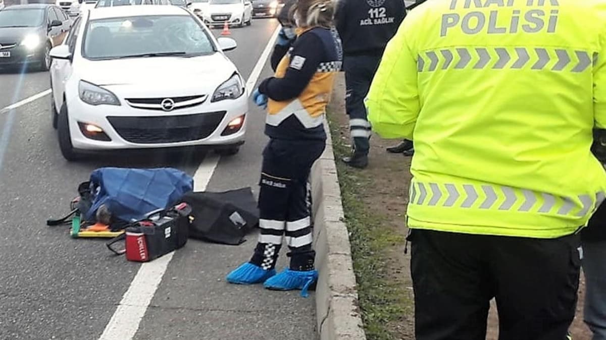 Yolun karsna gemek isterken otomobilin arpt yaya ld