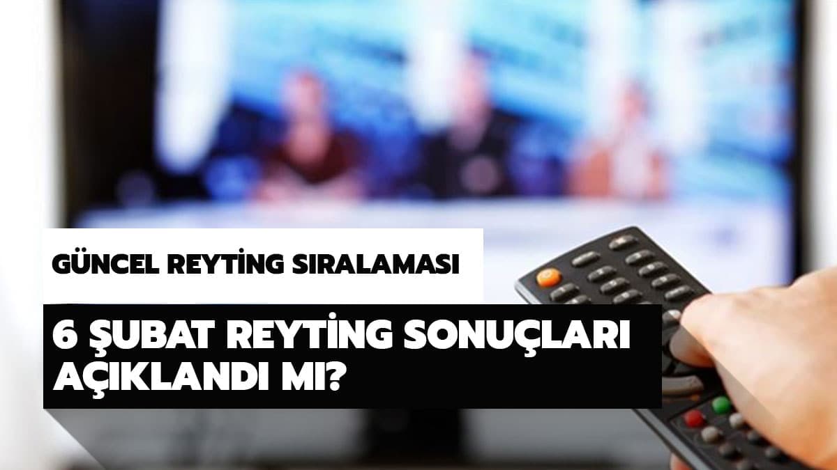 6 �ubat reyting sonu�lar� a��kland�! Mucize Doktor mu, Bir Zamanlar �ukurova m� kim birinci?