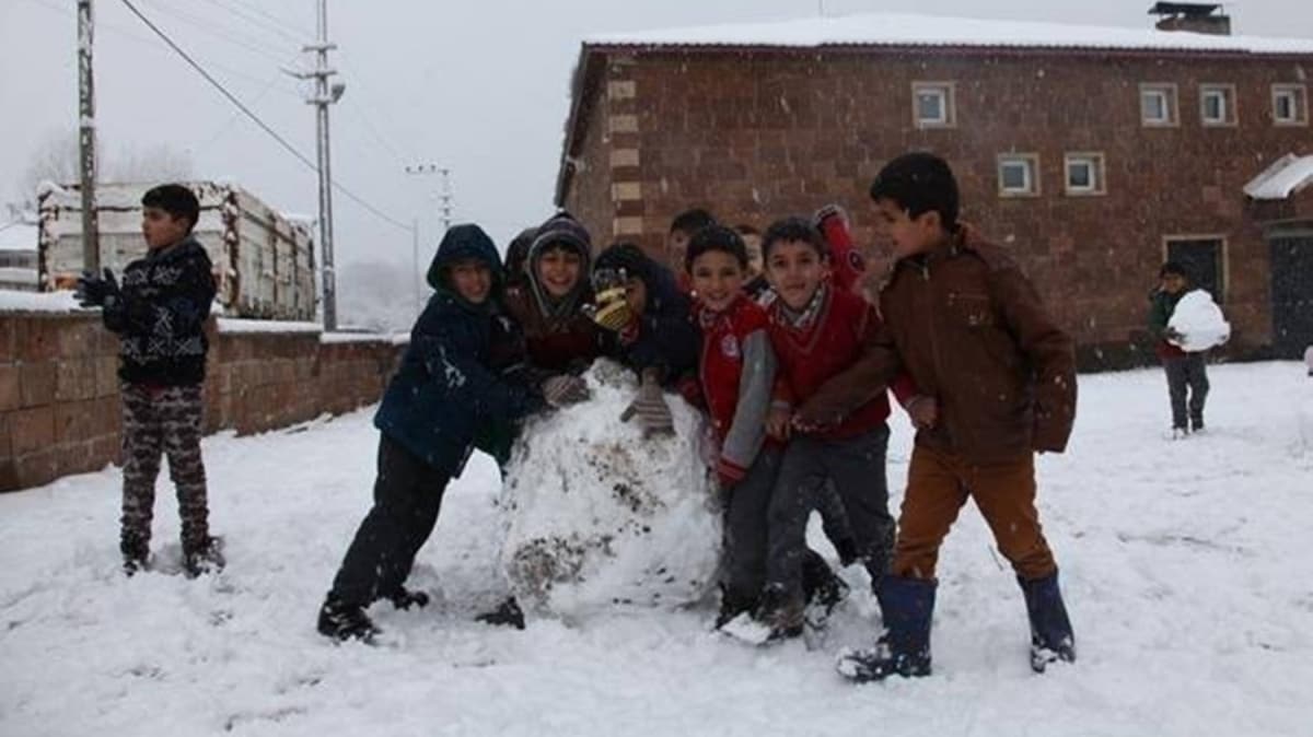 Erzincan'da eitime kar engeli 