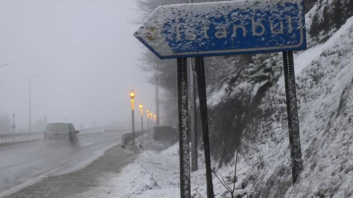 Meteoroloji'den stanbul'a kar ve buzlanma uyars