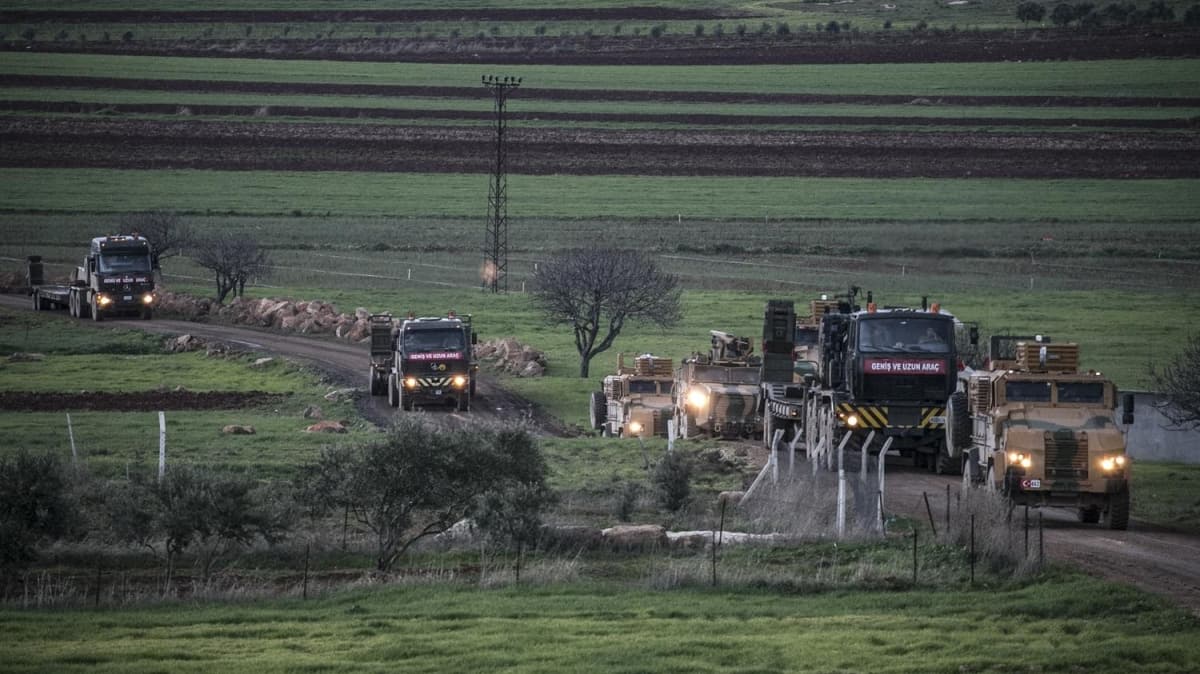 Suriye snrna 200 aralk askeri konvoy gnderildi