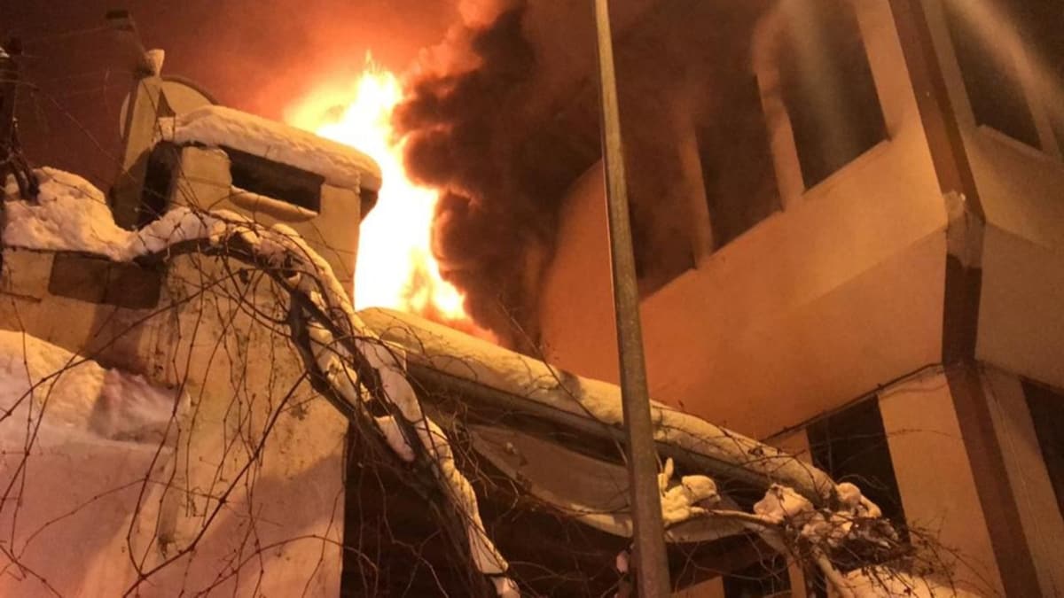 Ordu'da iki katl tarihi bina yand