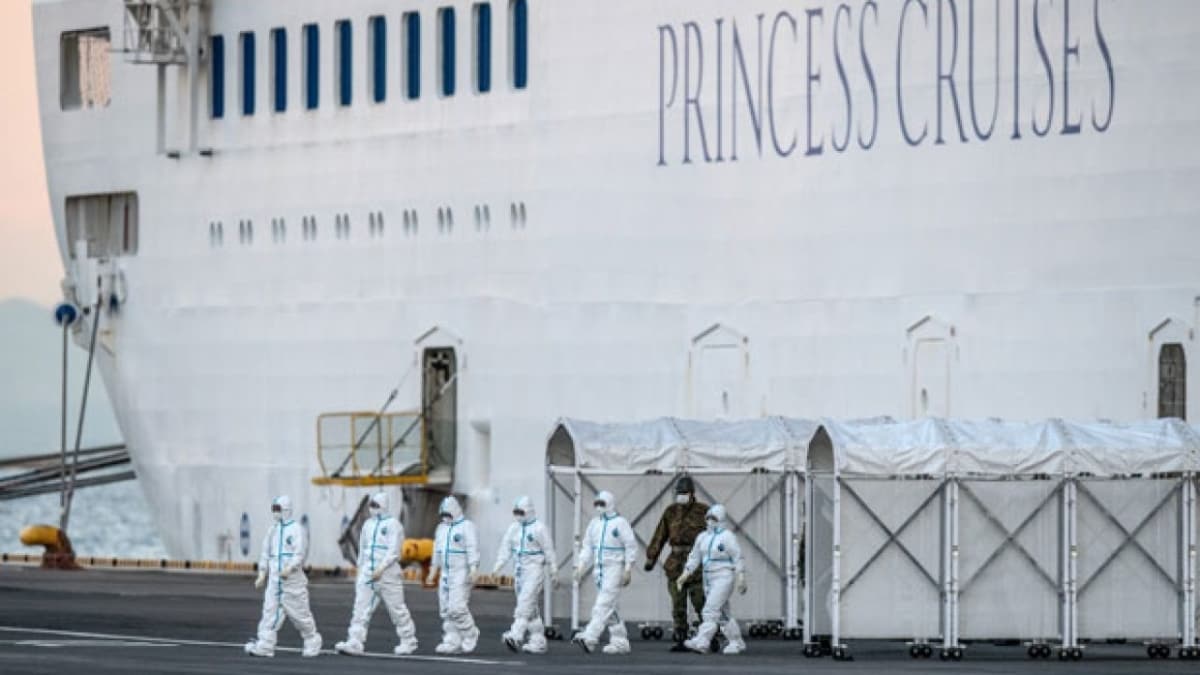 Japonya'daki karantina gemisinde 40 kiide daha korona virs tespit edildi 