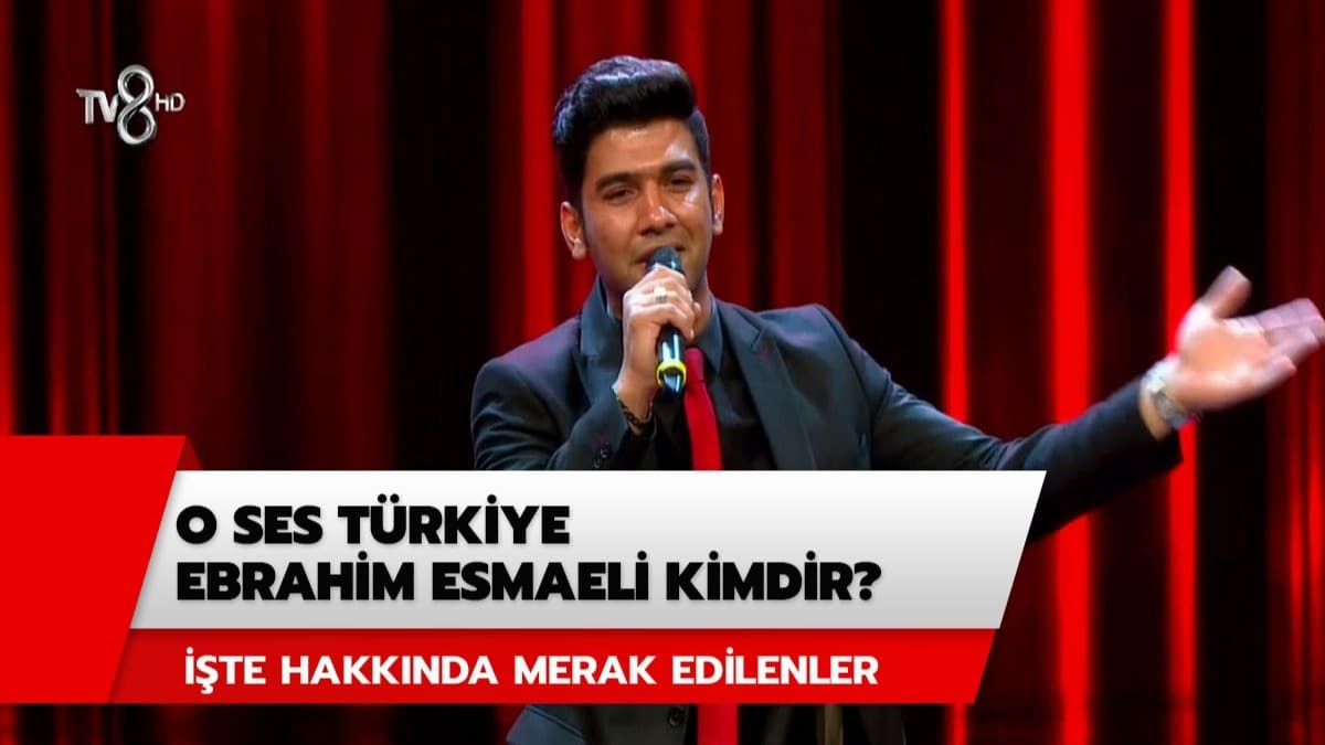 Ebrahim Esmaeli nereli, ka yanda? O Ses Trkiye Ebrahim Esmaeli kimdir? 