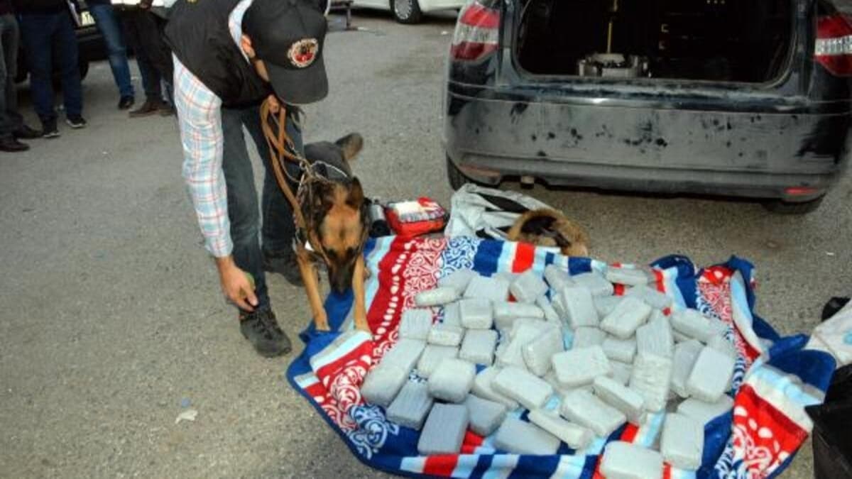 Bitlis'te otobste 91 kilo 900 gram eroin ele geirildi