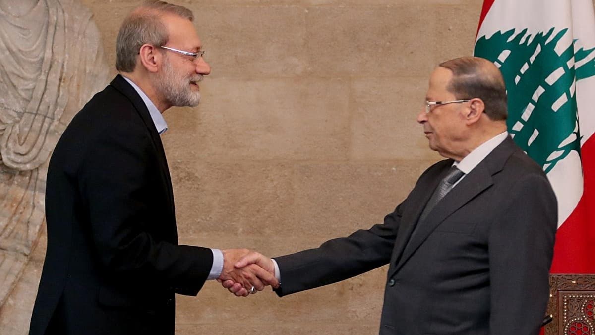 Lbnan cumhurbakan, ranl yetkililerle blgesel gelimeleri grt