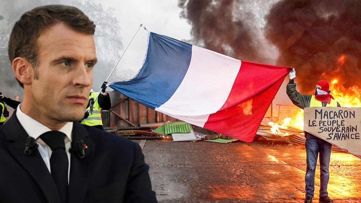 Macron'un Fransa's sosyal kaostan kurtulamyor